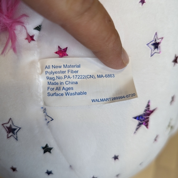 Big rainbow unicorn plush - Picture 5 of 8